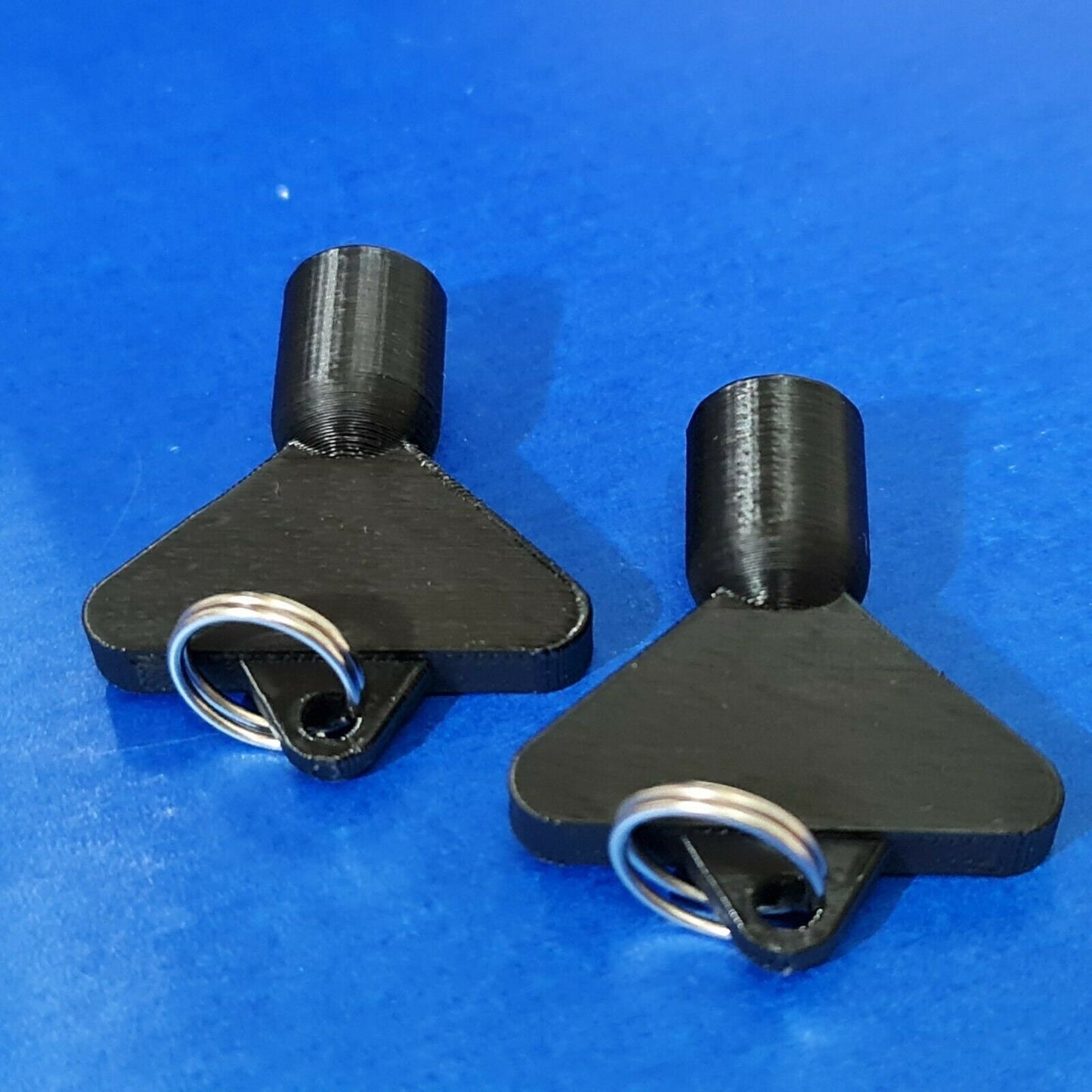 2 x Gas Electric Meter Box Utility Key Cupboard Black PLA Plastic Biodegradable