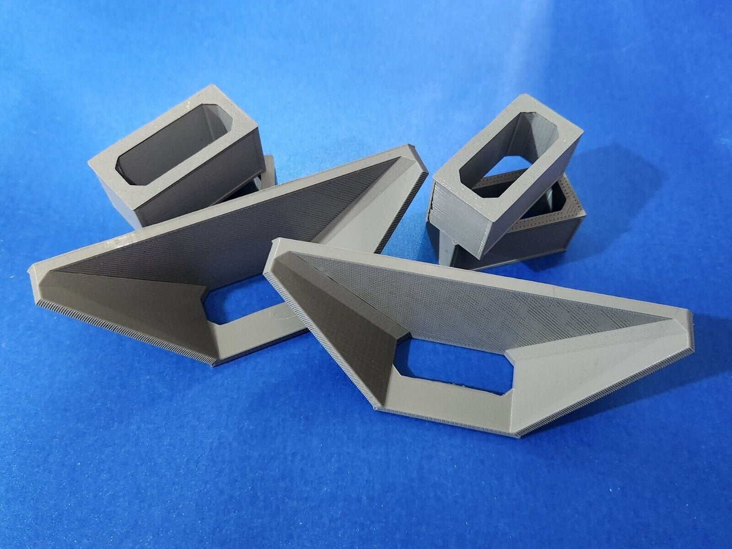 OO Gauge 1:76 Scale 6 Piece Culvert Set 2.5x1.0m in Concrete Grey, Water Outlet