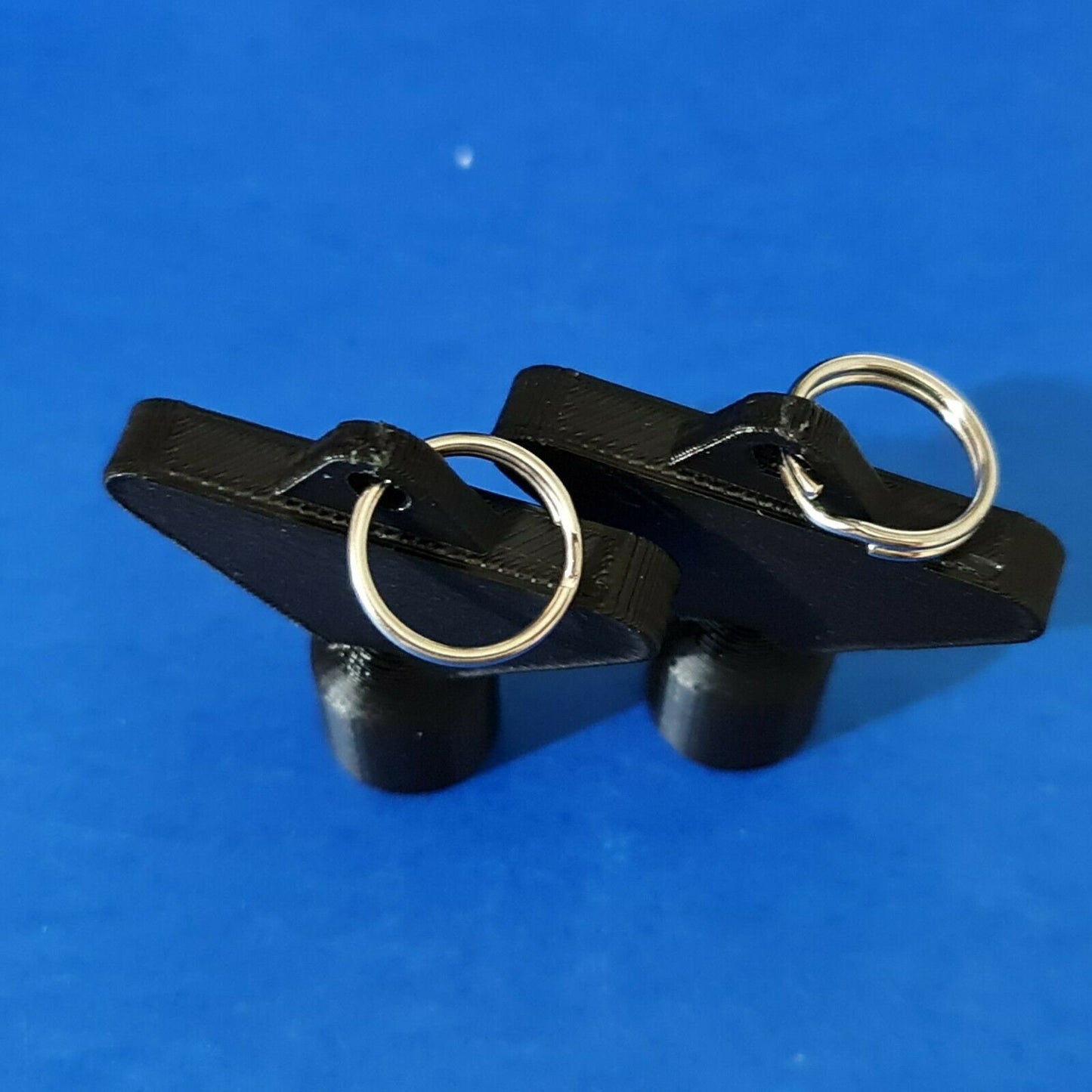 2 x Gas Electric Meter Box Utility Key Cupboard Black PLA Plastic Biodegradable
