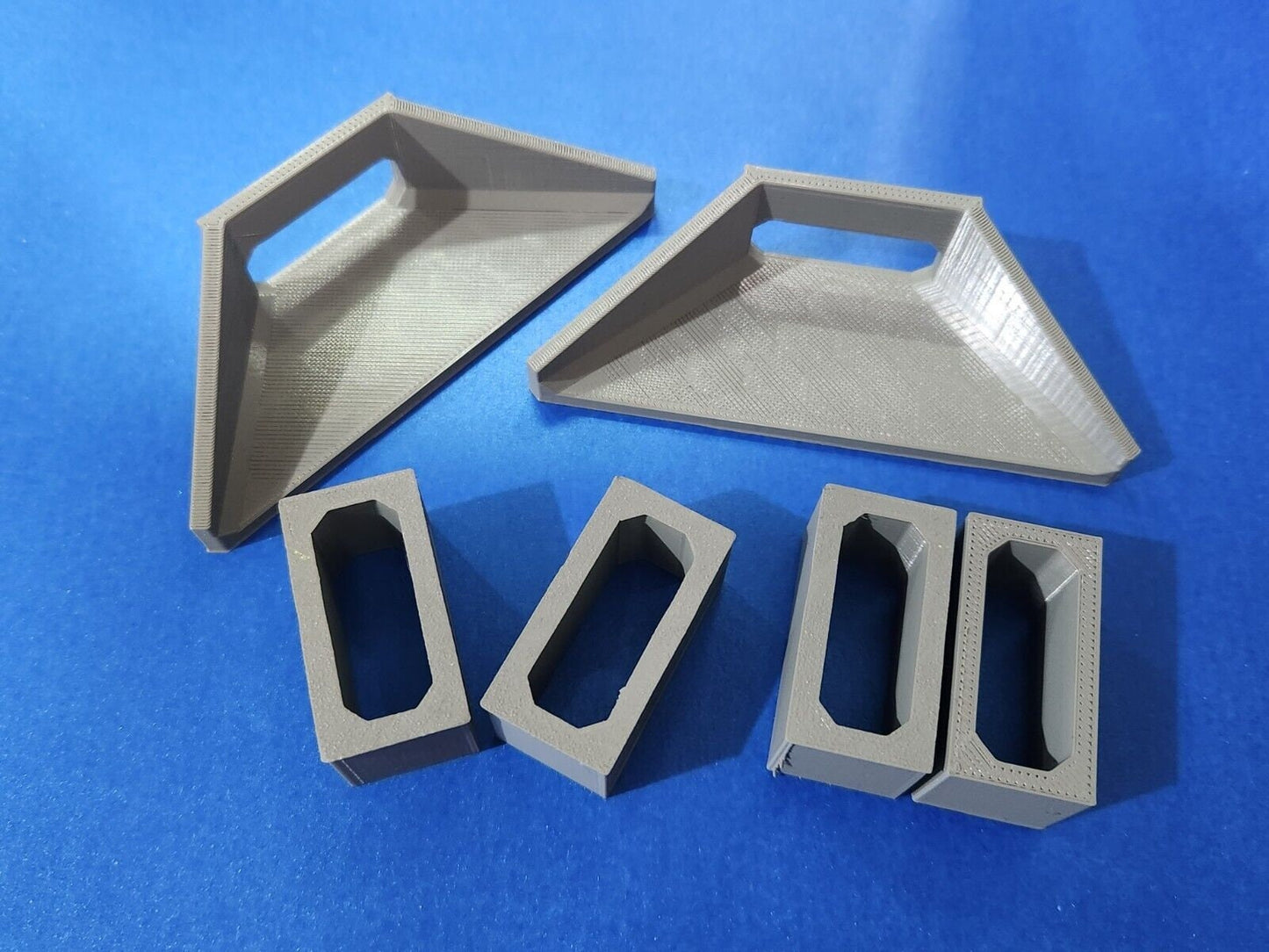 OO Gauge 1:76 Scale 6 Piece Culvert Set 2.5x1.0m in Concrete Grey, Water Outlet