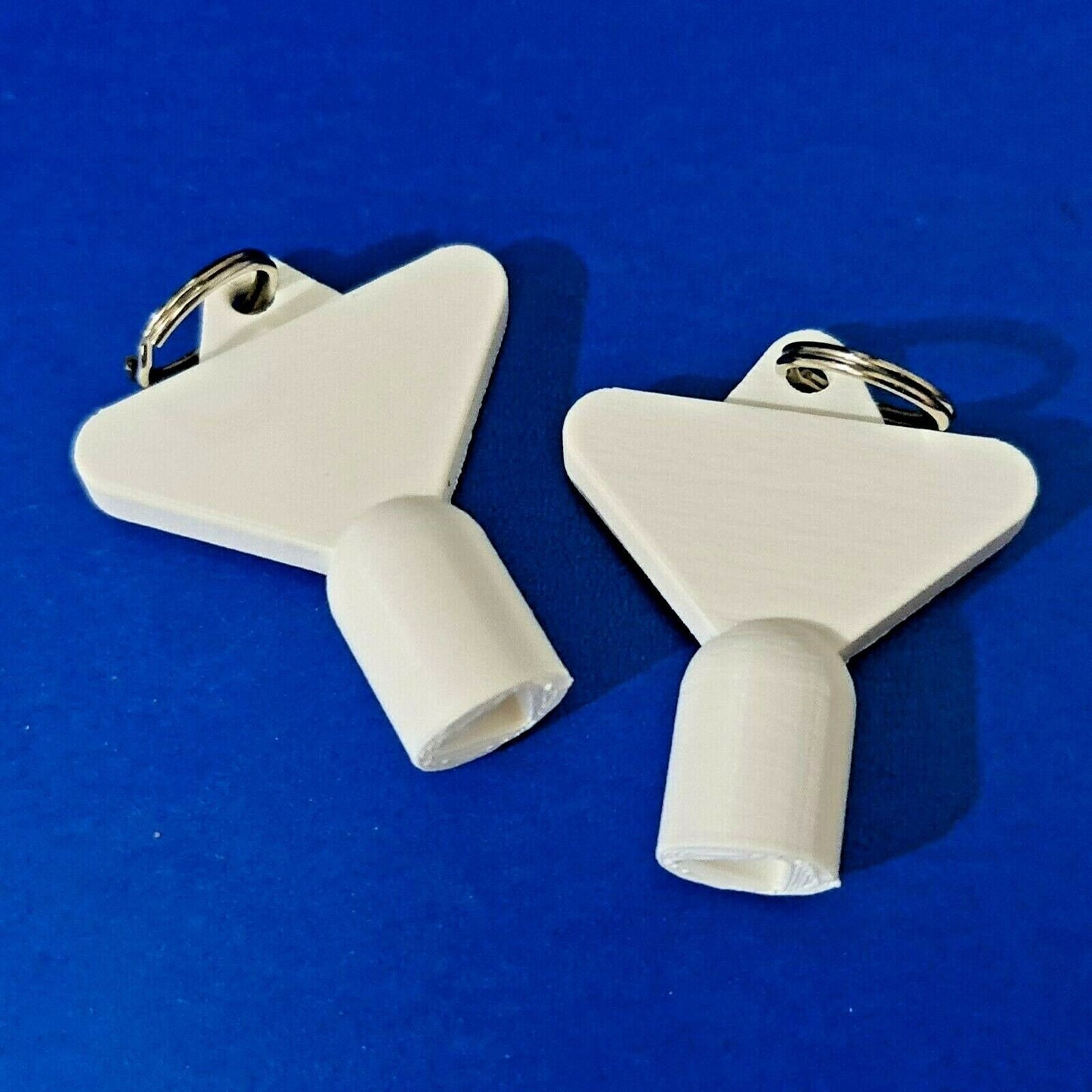 2 x Gas Electric Meter Box Utility Key Cupboard White PLA Plastic Biodegradable