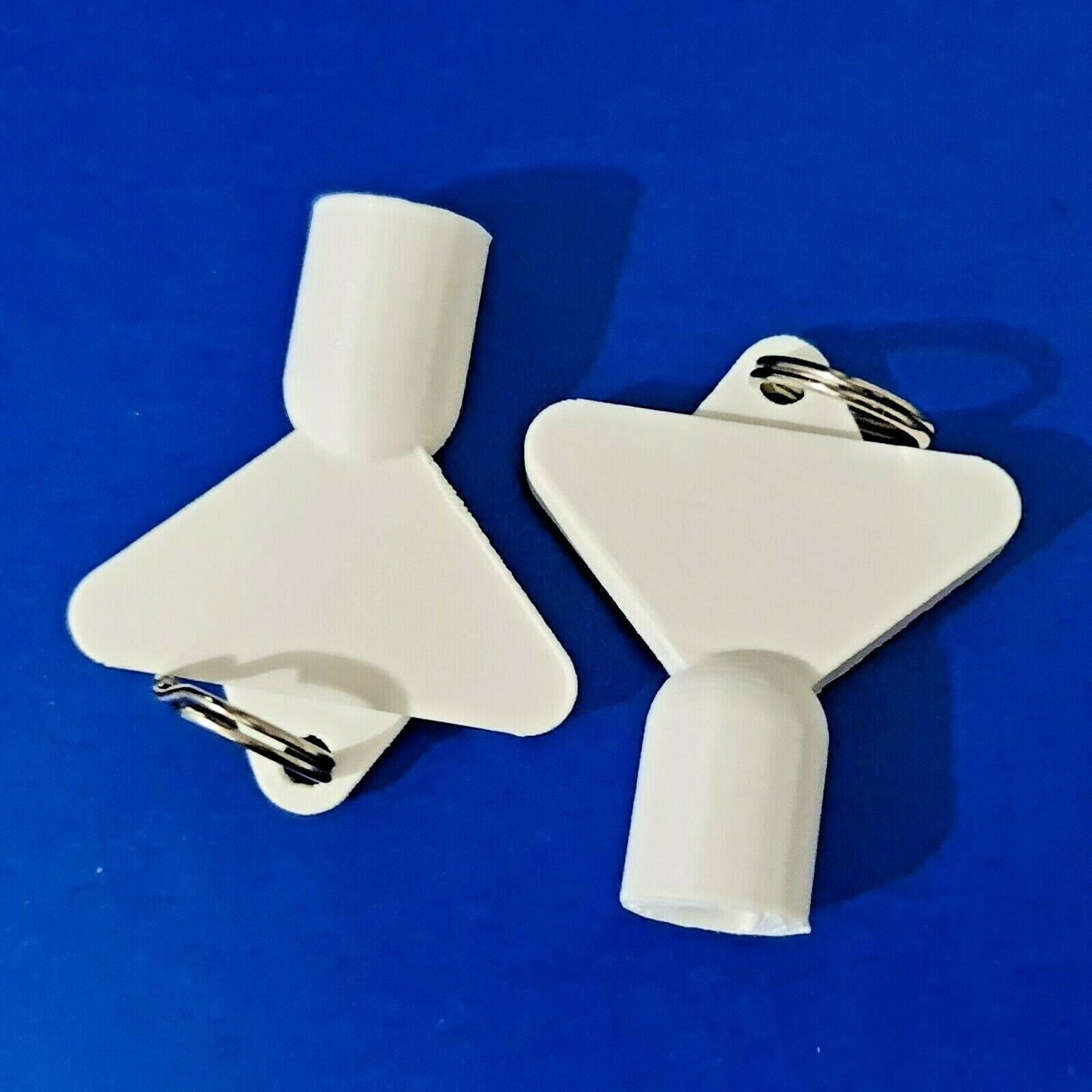 2 x Gas Electric Meter Box Utility Key Cupboard White PLA Plastic Biodegradable