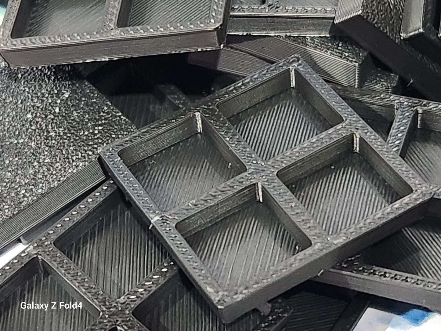 25mm Square Wargaming Bases EXTRA Durable Plastic War gaming - Tabletop Games