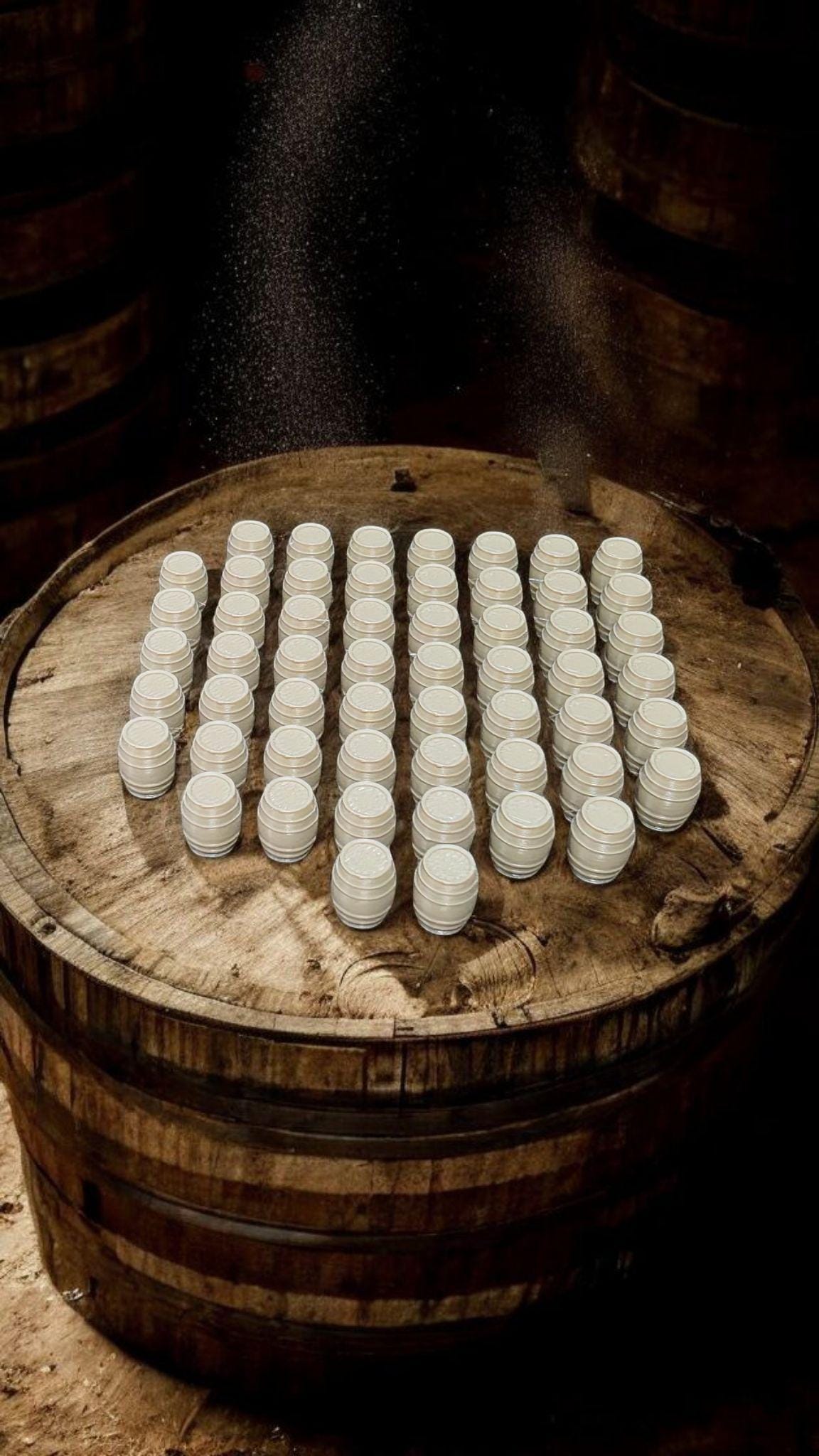 Whiskey Barrels Models Train Railway OO HO Gauge 1:76 Scale New 50 Pack Wood PLA