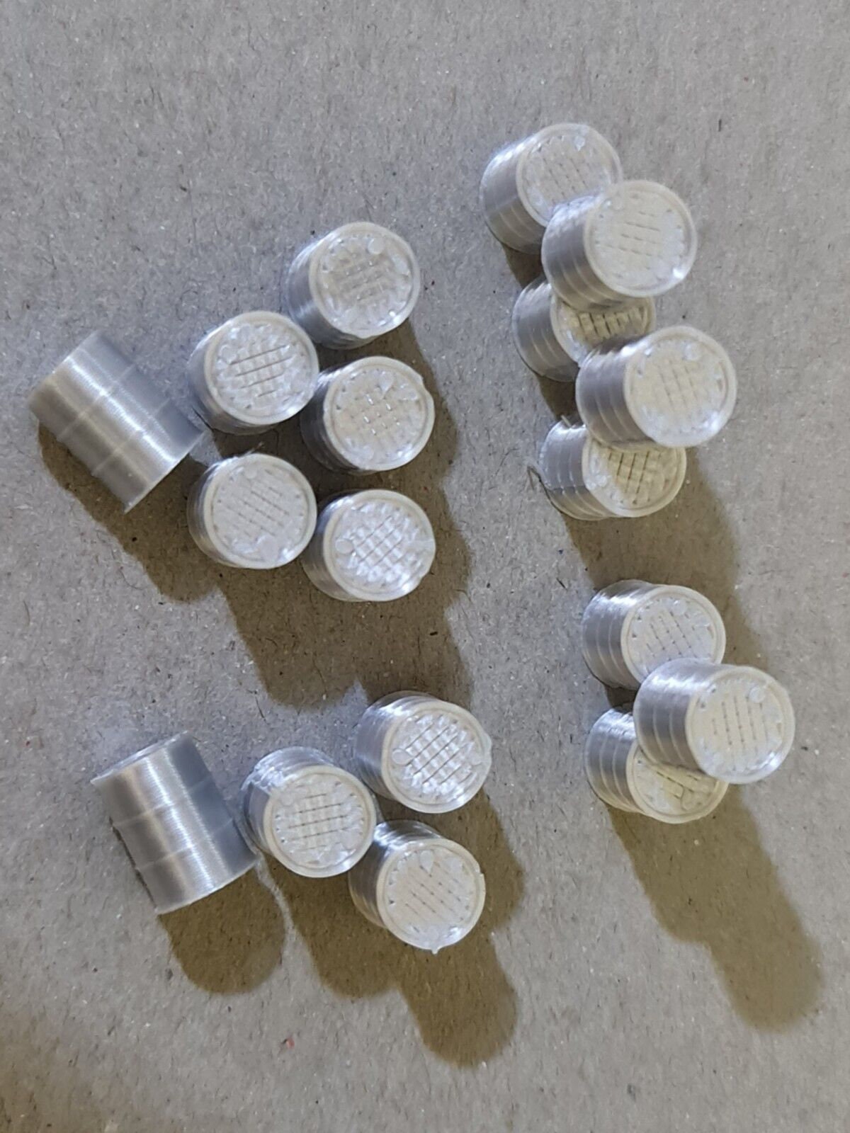 18 New Aluminium Oil Drum Barrels 1:43 Scale Models diorama accessories Truck