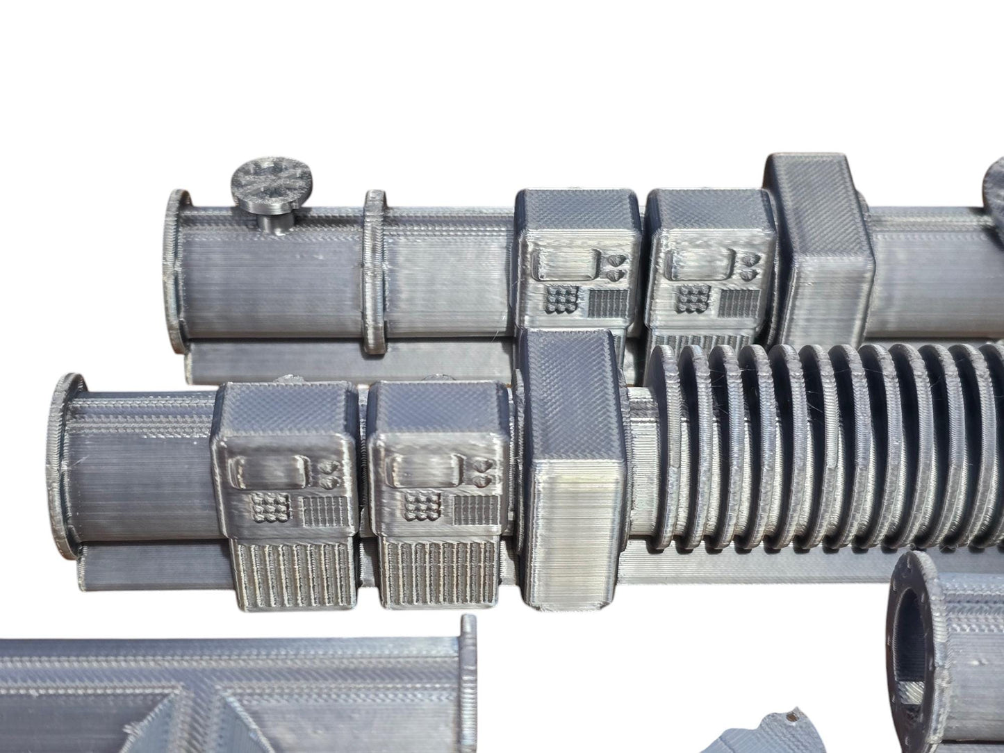 Above Ground Pipelines 7pcs Sci-Fi Modelling Diorama Wargaming Warhammer 40k Add on Set