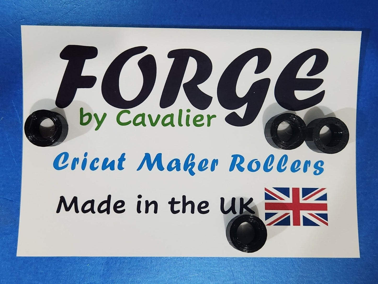 Pack of 4 Cricut Maker 1 & 2 DIY Repair Replacement Spare Rubber Rollers by Forge YD1