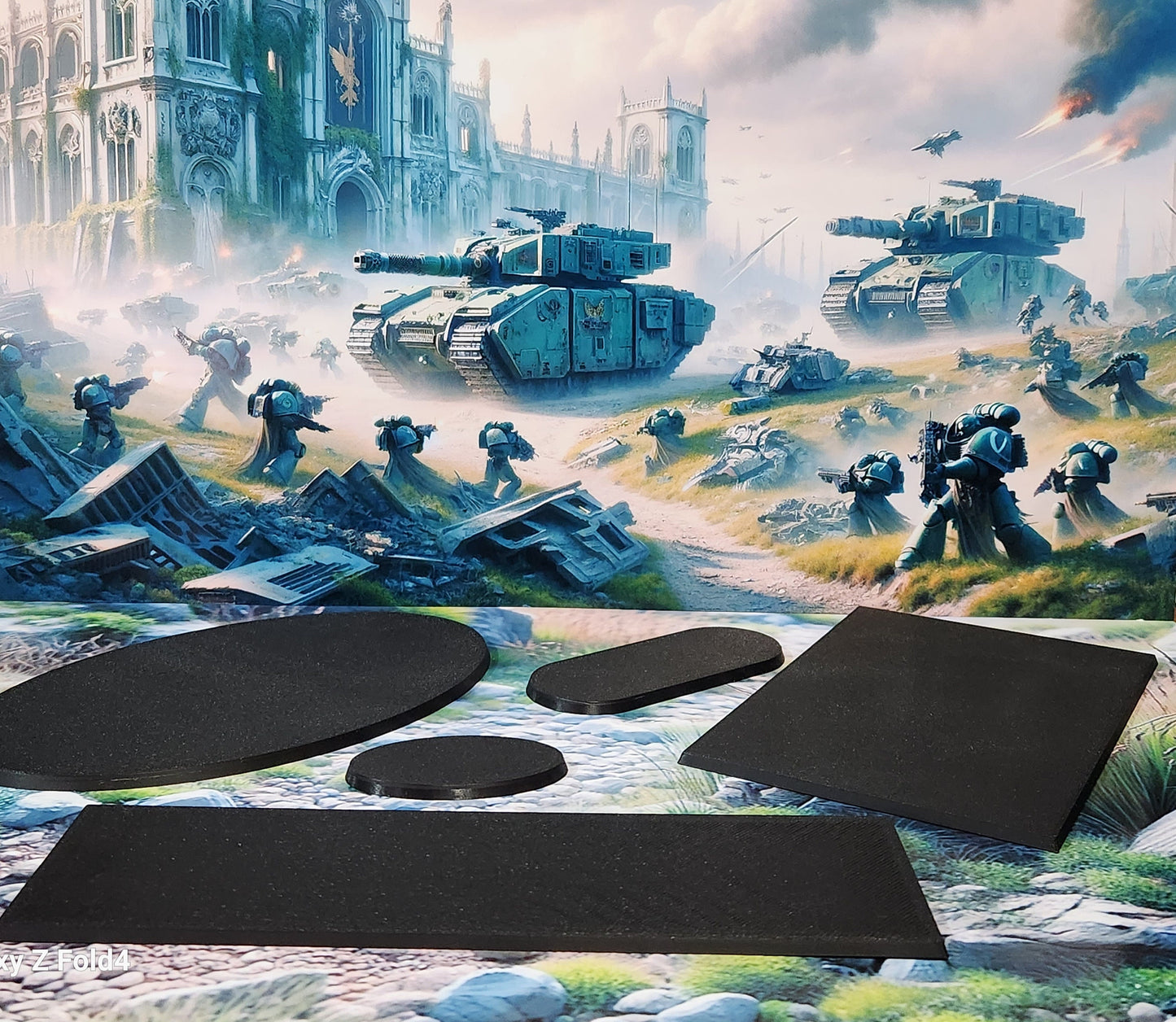 40 x 60mm Rectangle Wargaming Bases PLA Plastic for War gaming - Tabletop Games