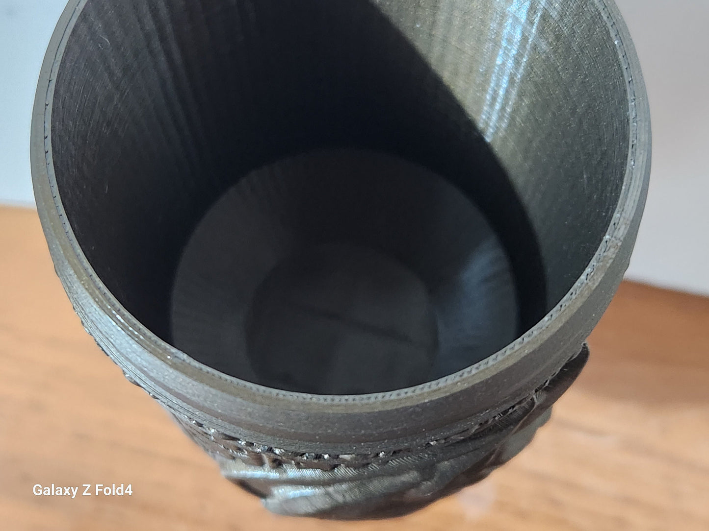 Egypt Egyptology hieroglyphics Pharaoh’s Raided Goblet Chalice in Antique Bronze Colour PLA 3D Printed