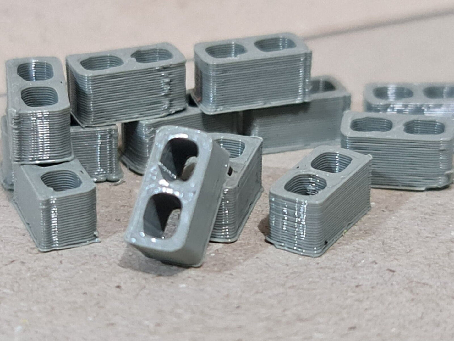 New 12 x Concrete Blocks O Gauge 1:50 Scale Models Train Garden Railway Diorama