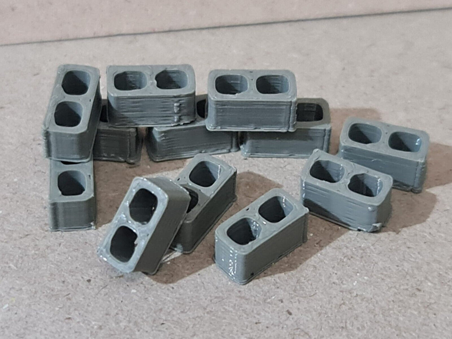 New 12 x Concrete Blocks O Gauge 1:50 Scale Models Train Garden Railway Diorama