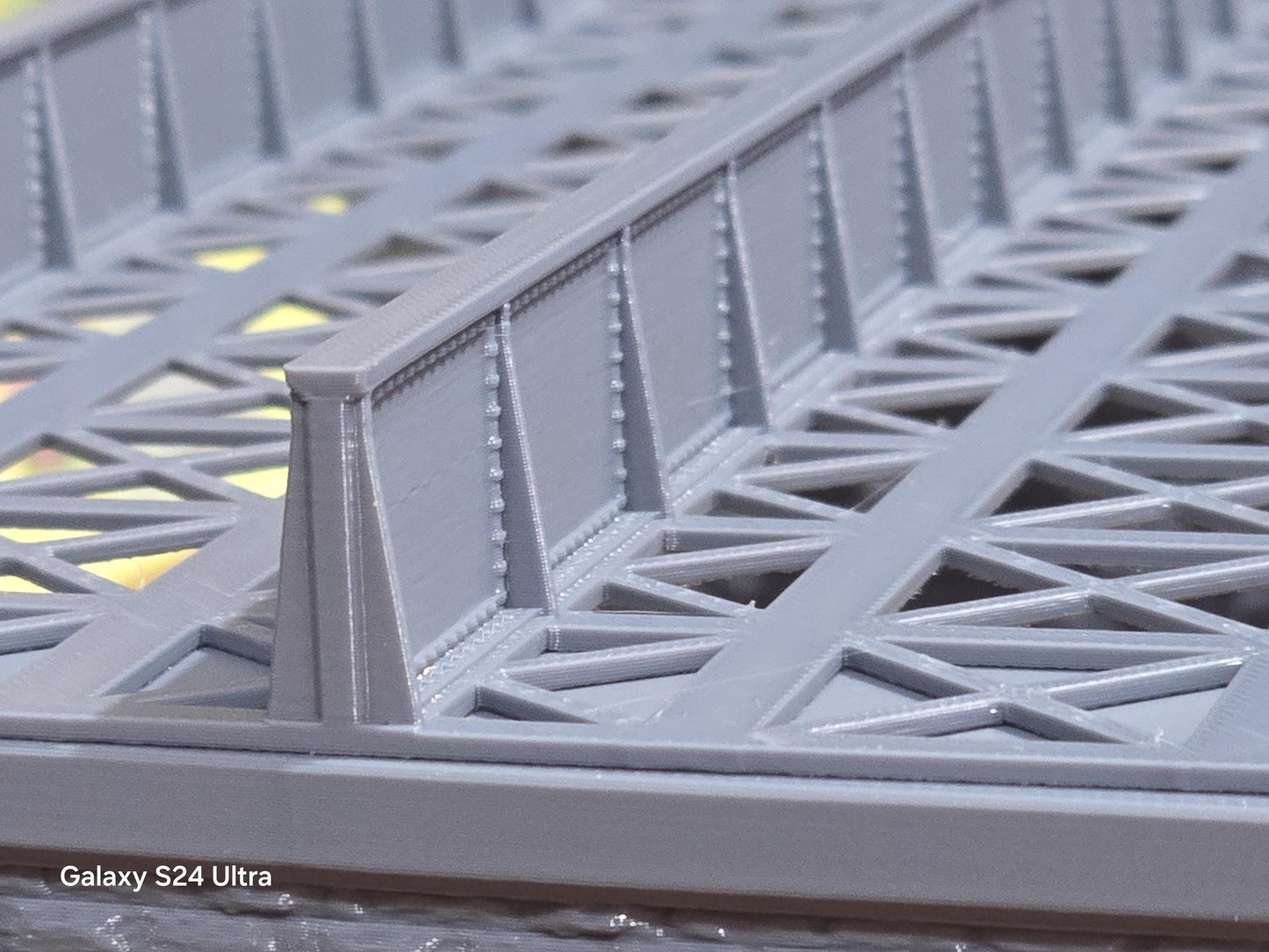Iron Girder Bridge OO Gauge 476mm Double Track Model Railway Train 1:76 Scale