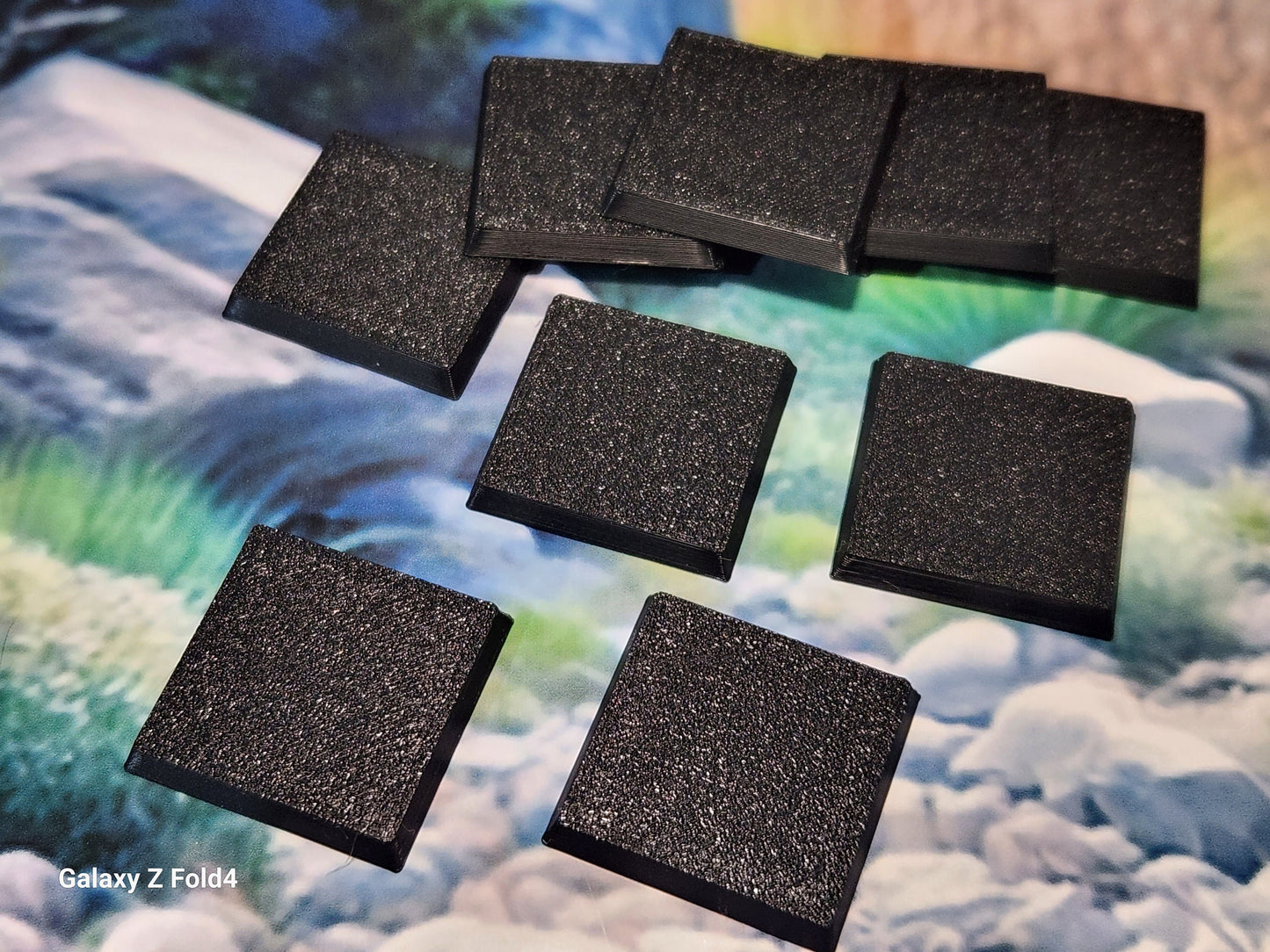 50mm Square Wargaming Bases Durable Plastic for War gaming - Tabletop Games, Bases in all Shapes, Sizes & Colours available -ASK