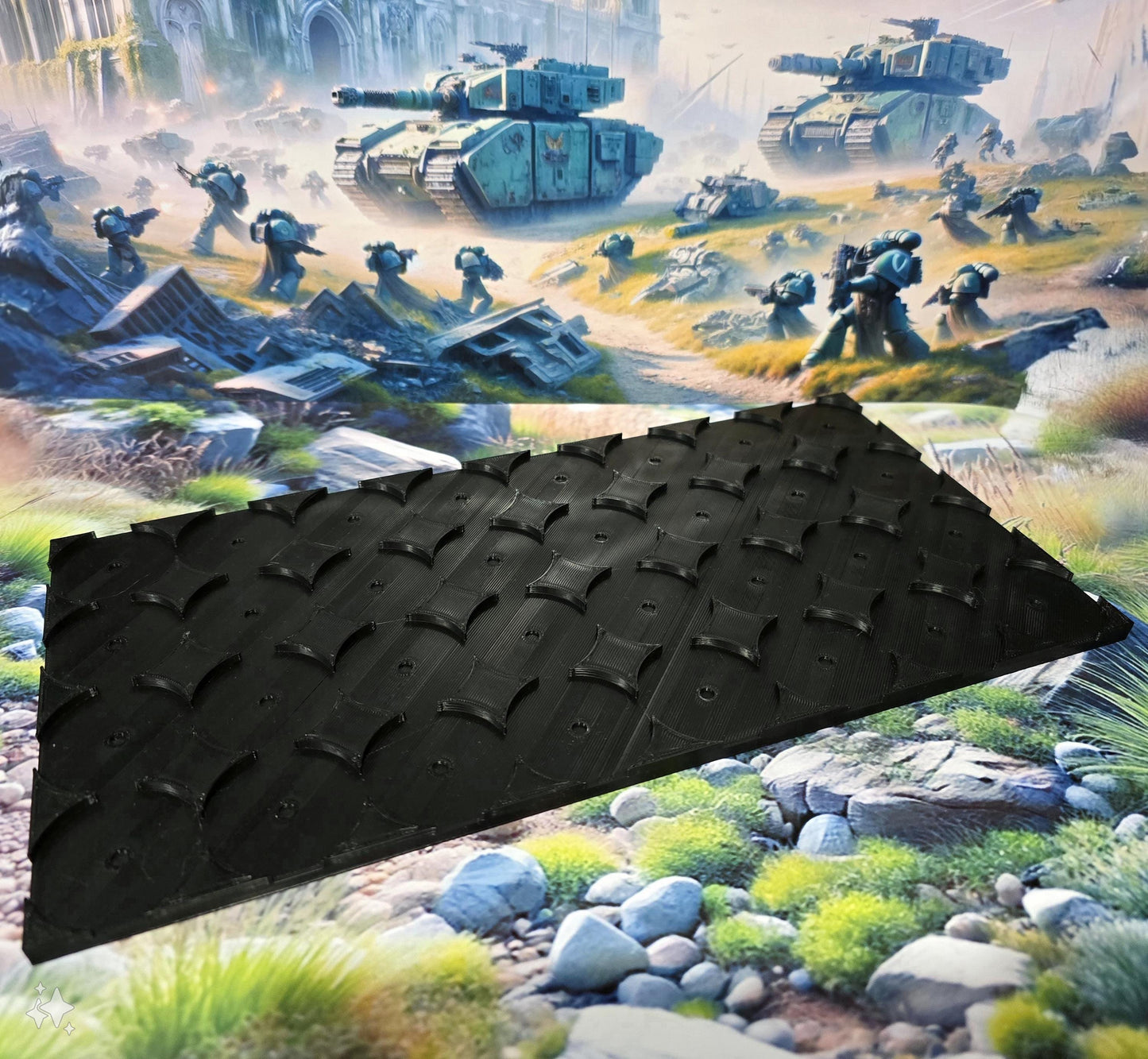Wargaming Movement Trays 40mm (8 x 4) Round to Square Old World