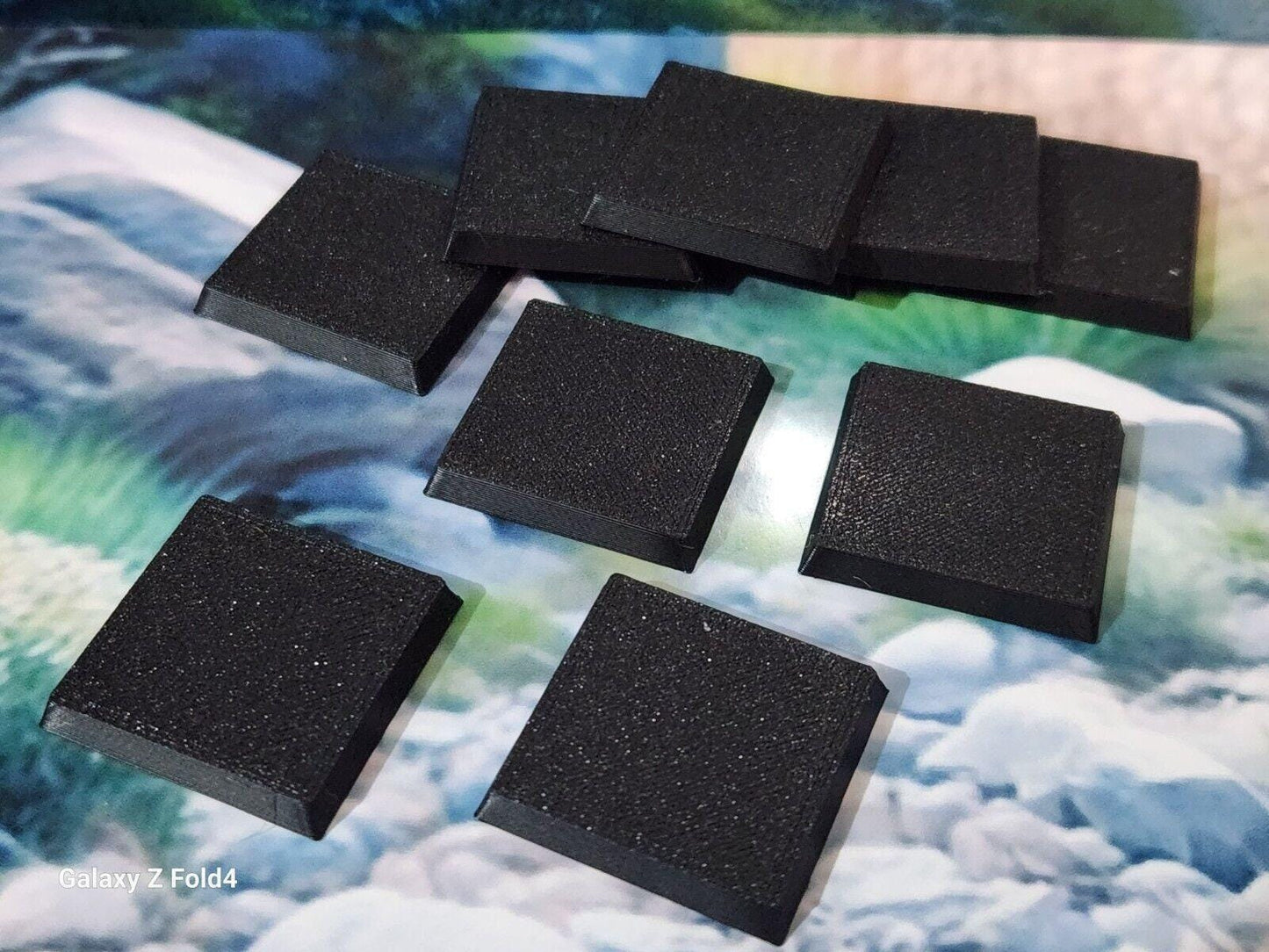 25mm Square Wargaming Bases Durable Plastic for War gaming - Tabletop Games
