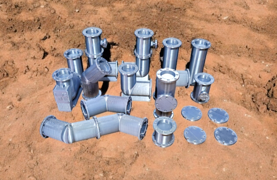 Above Ground Pipelines 18pcs Sci-Fi Modelling Diorama Wargaming Warhammer 40k
