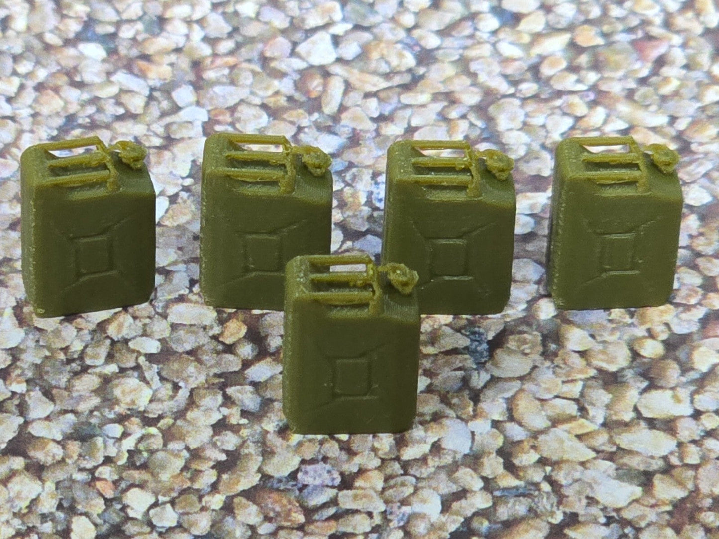 Jerry Can 20L x 5 1:43 Scale Gauge Model Miniature Diorama Scenery