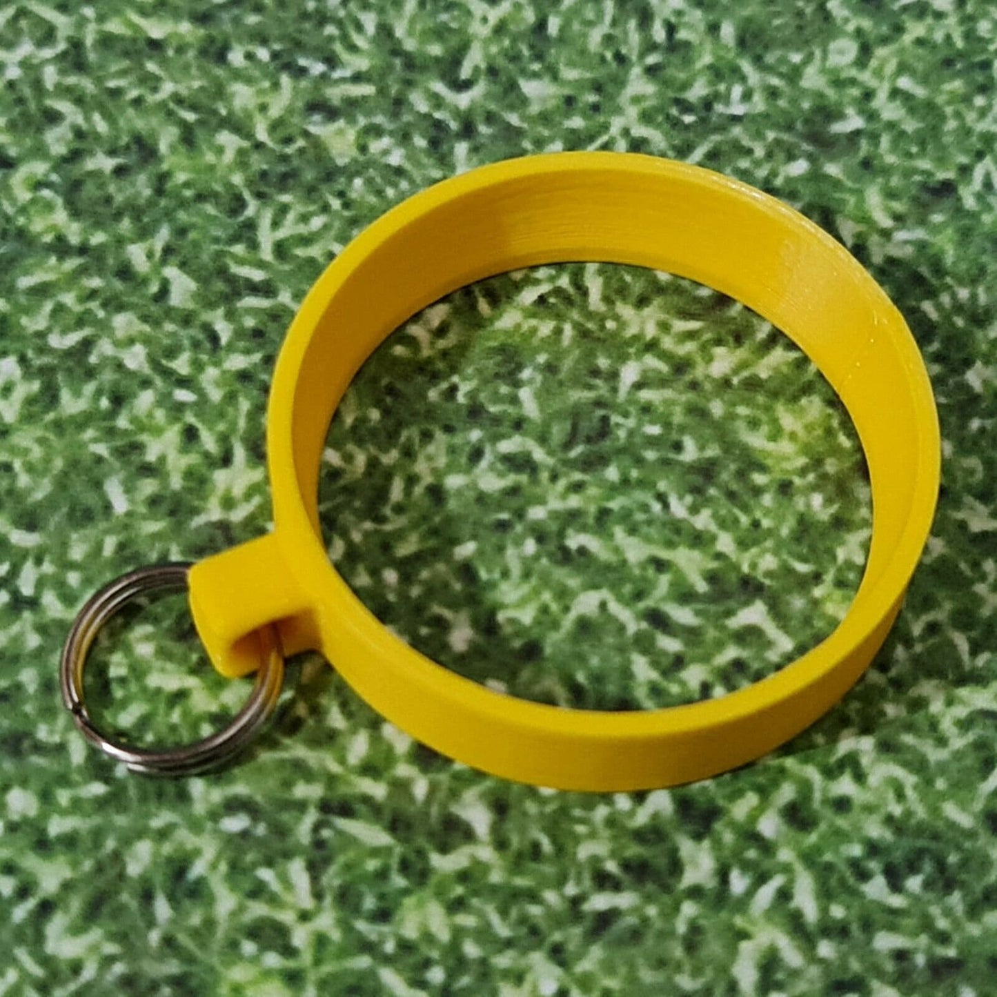 New Yellow Golf Ball Marking Alignment Tool with Keyring Biodegradable