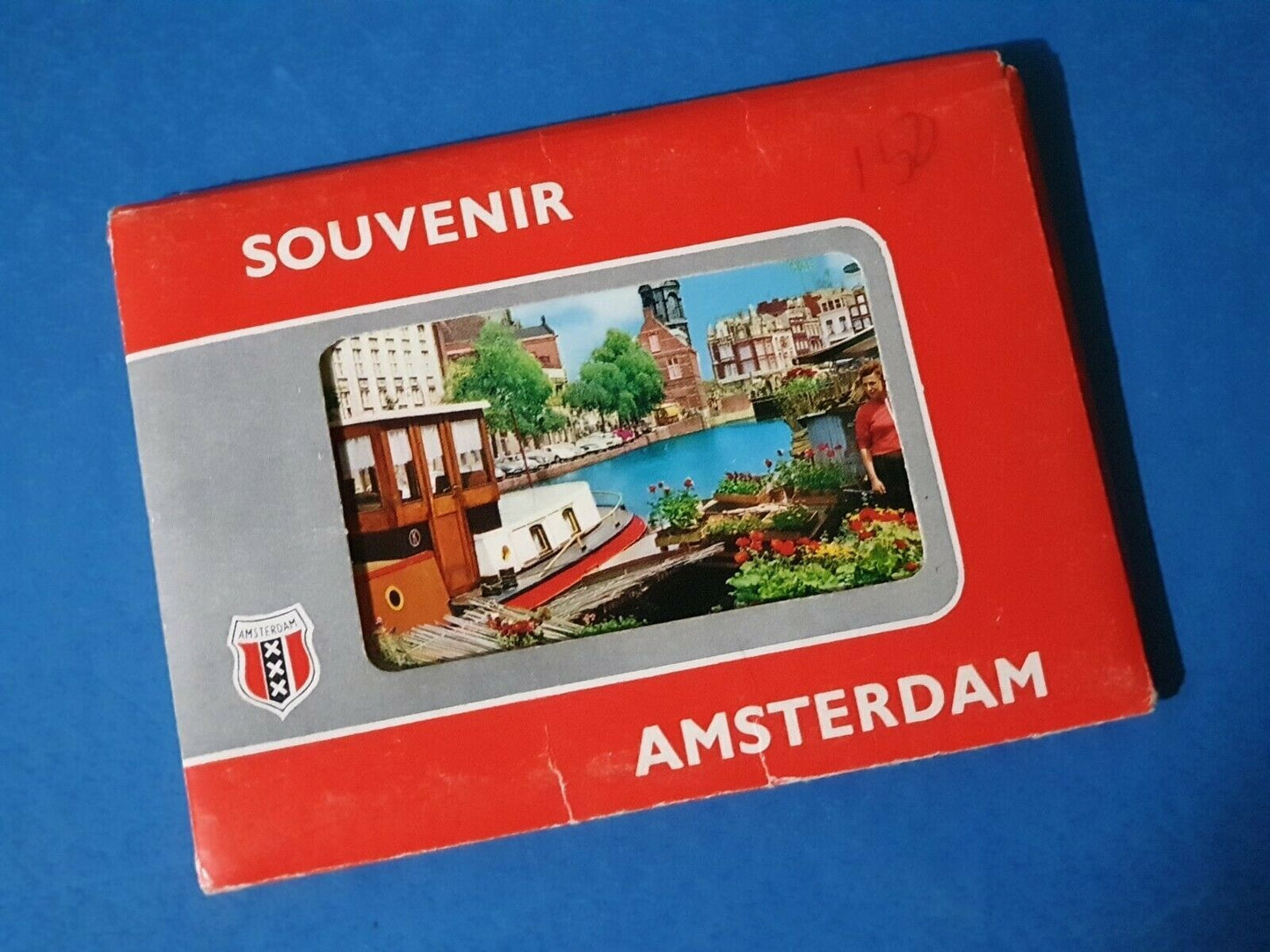 Set 10 Souvenir Images of Amsterdam Holland Netherlands in Wallet EA2