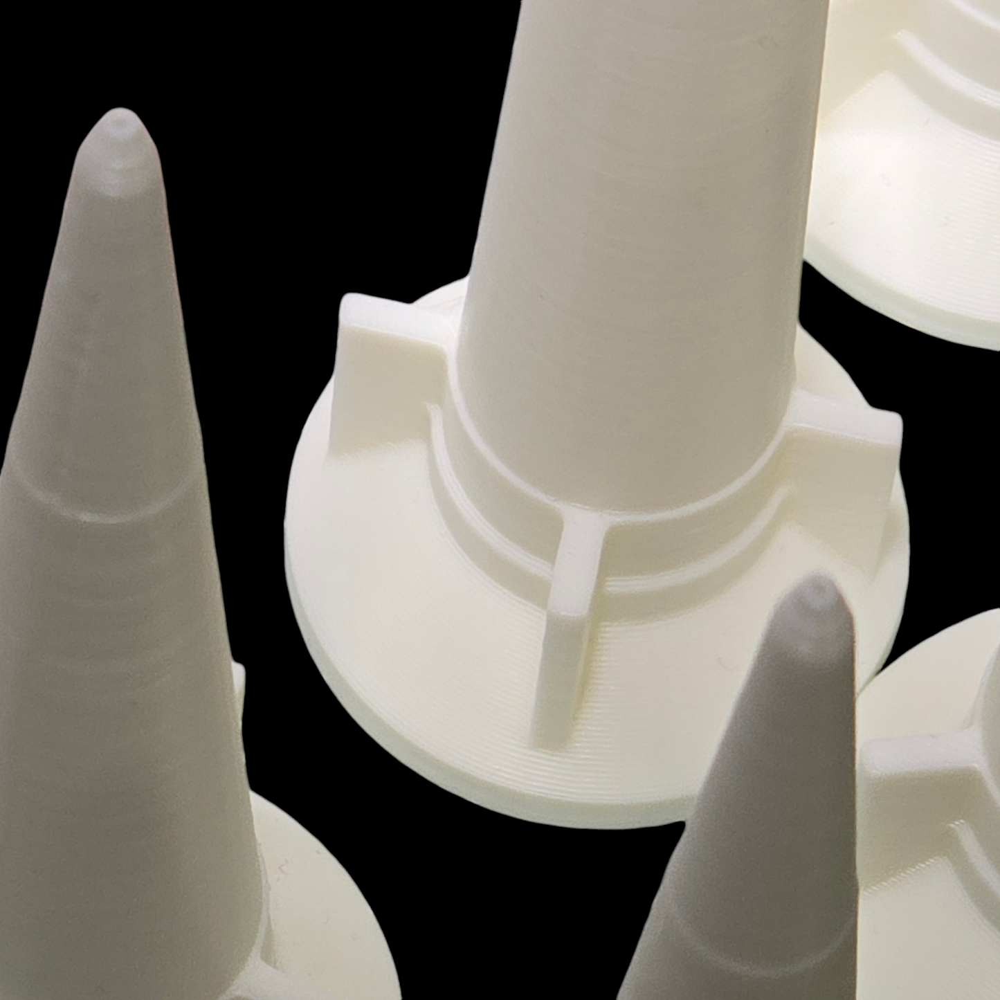 Silicone Sealer Sealant Mastik Tube Nozzle Set 45deg Pack of 6