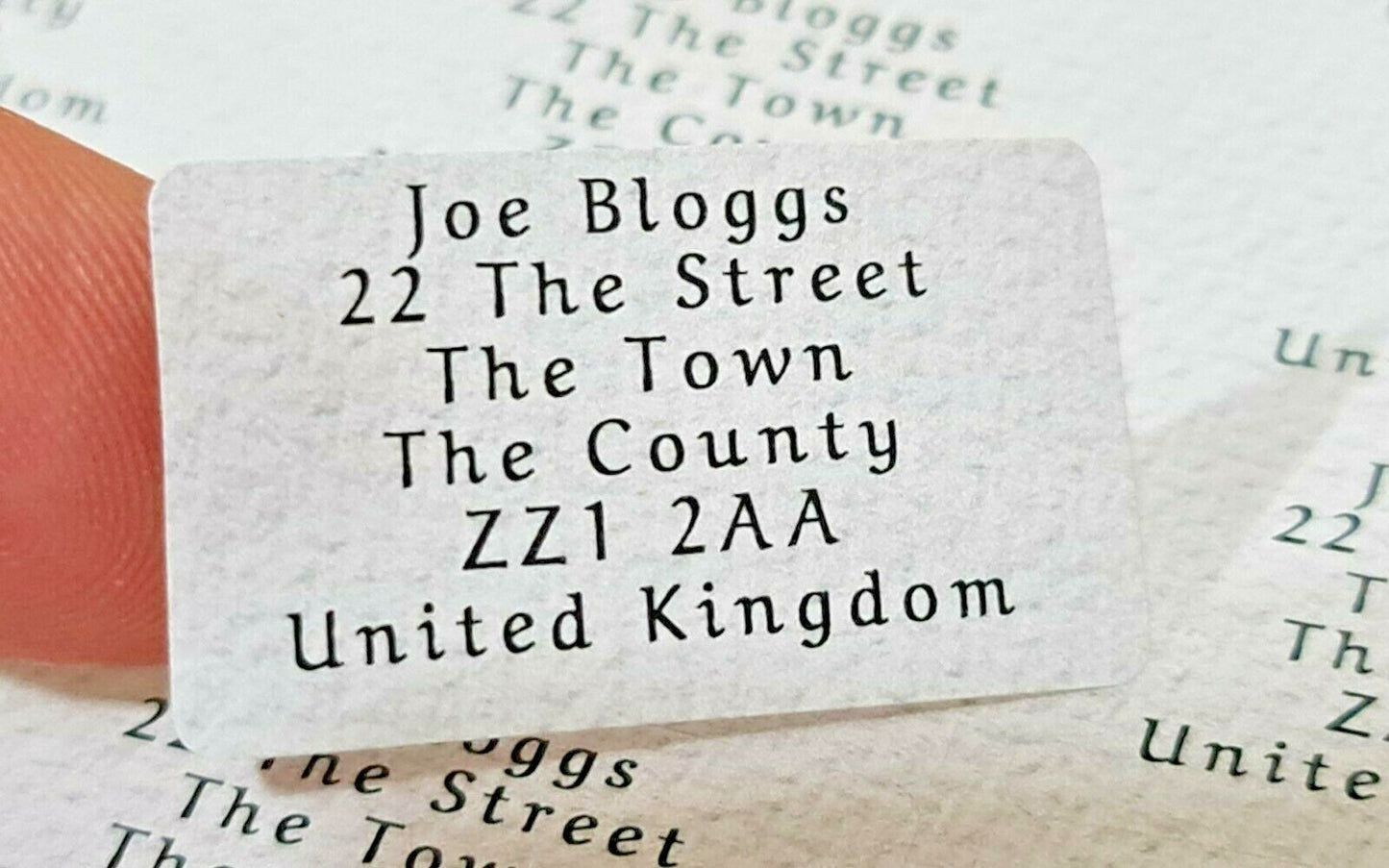 Small Personalised Self Adhesive Name Return Address Sticky Labels Stickers