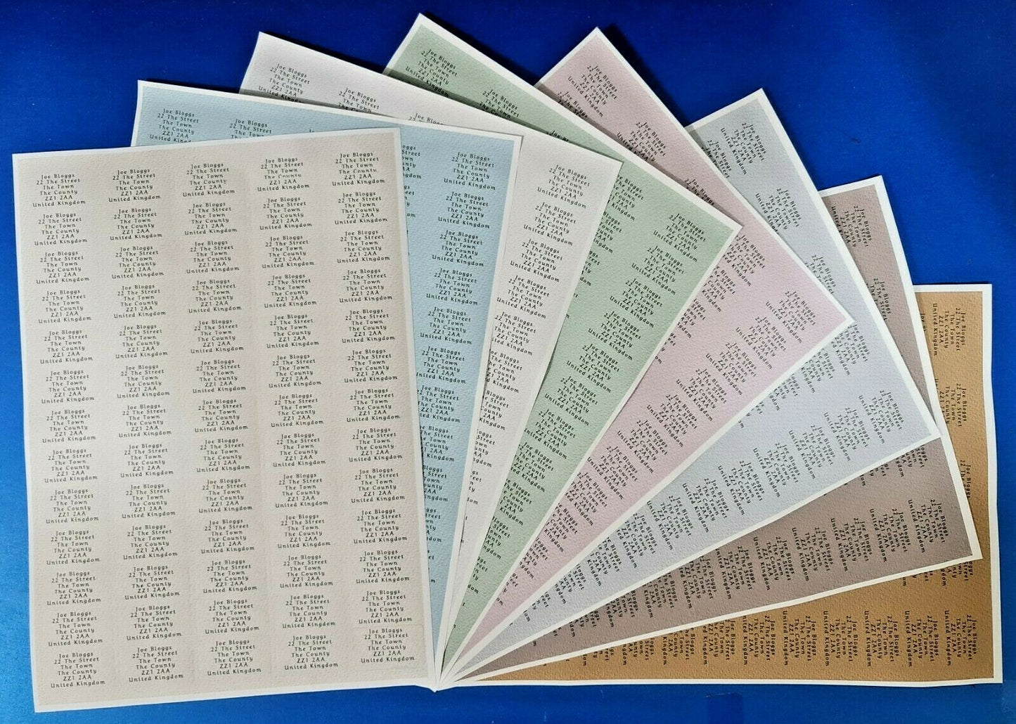 Small Personalised Self Adhesive Name Return Address Sticky Labels Stickers