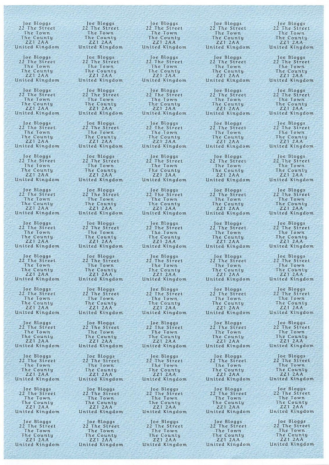 Small Personalised Self Adhesive Name Return Address Sticky Labels Stickers