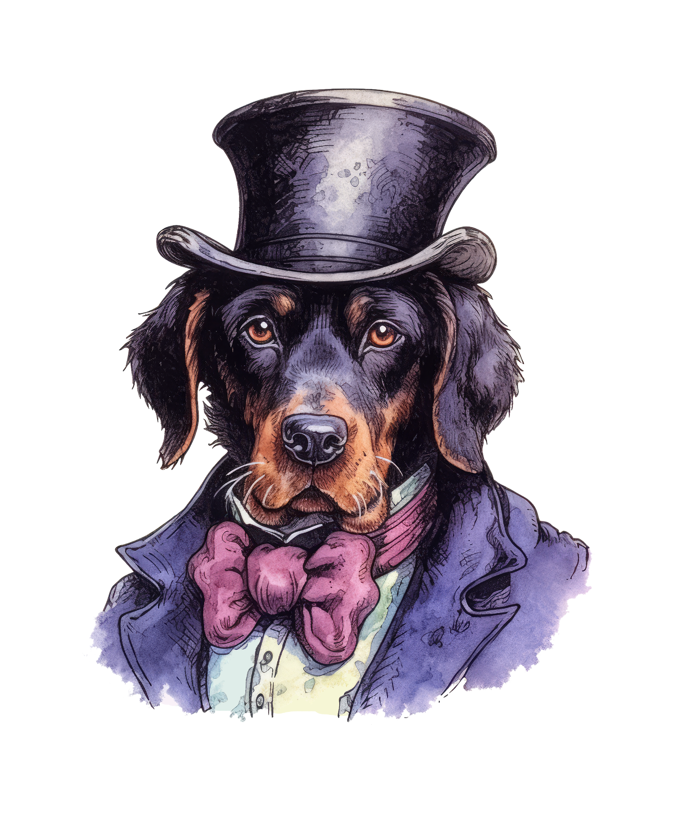 Victorian Dogs Handmade by Labels Personalised Self Adhesive Address Stickers