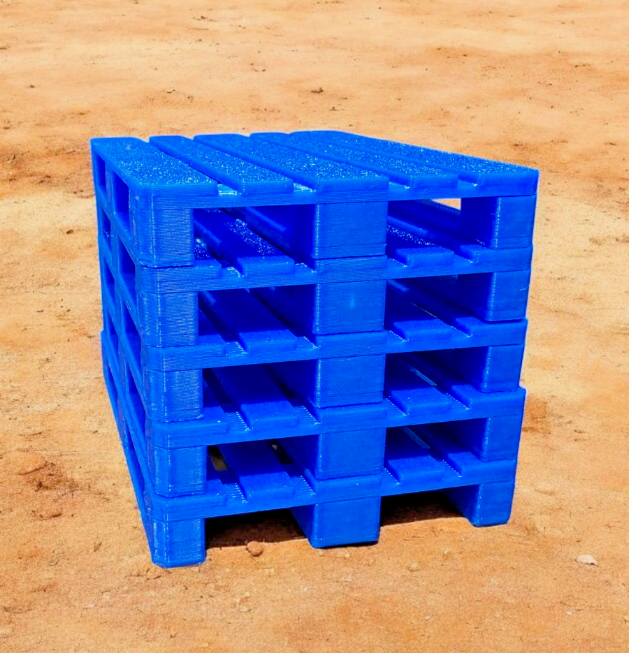 1:14 Scale Euro Pallets – CHEP Style – For Tamiya RC Trucks – Full Load Option