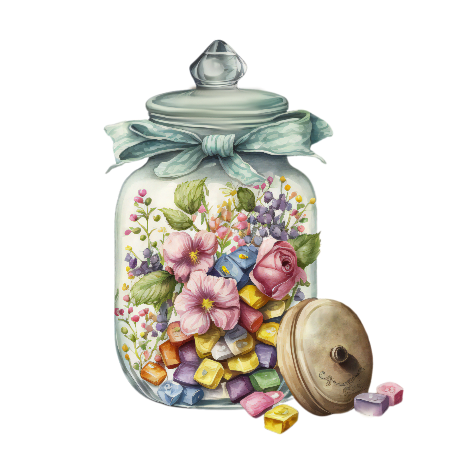 325 Candy Jar Personalised Self Adhesive Address Handmade by Labels Stickers
