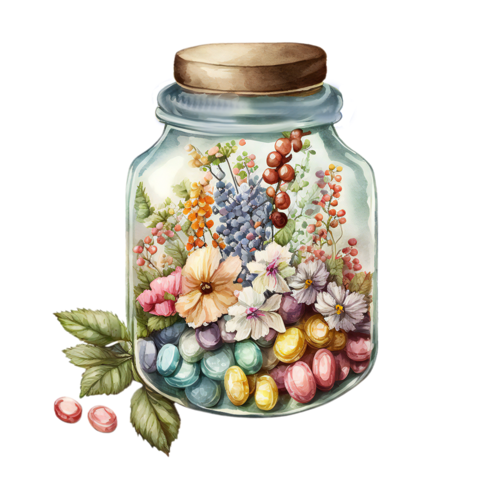 325 Candy Jar Personalised Self Adhesive Address Handmade by Labels Stickers