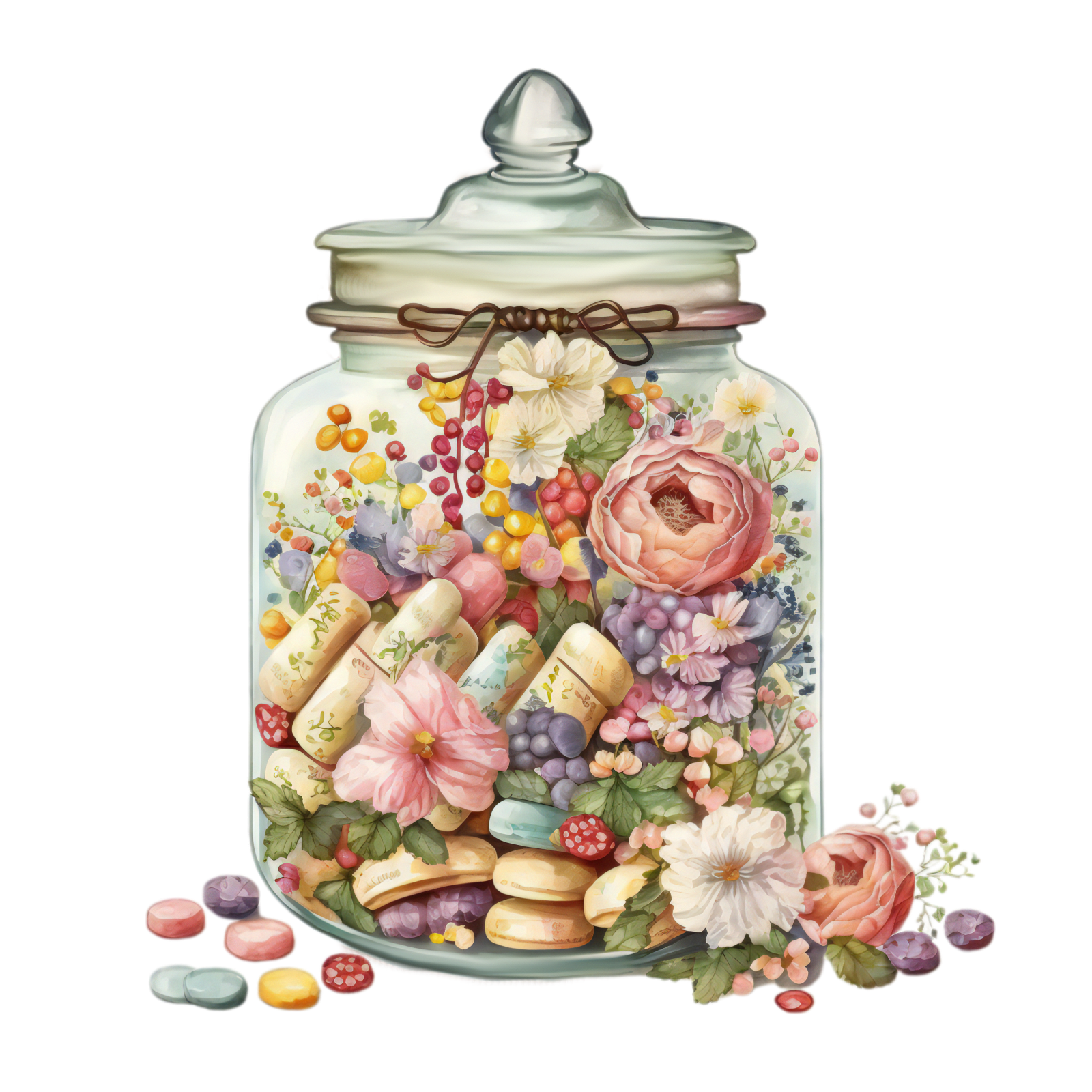 325 Candy Jar Personalised Self Adhesive Address Handmade by Labels Stickers