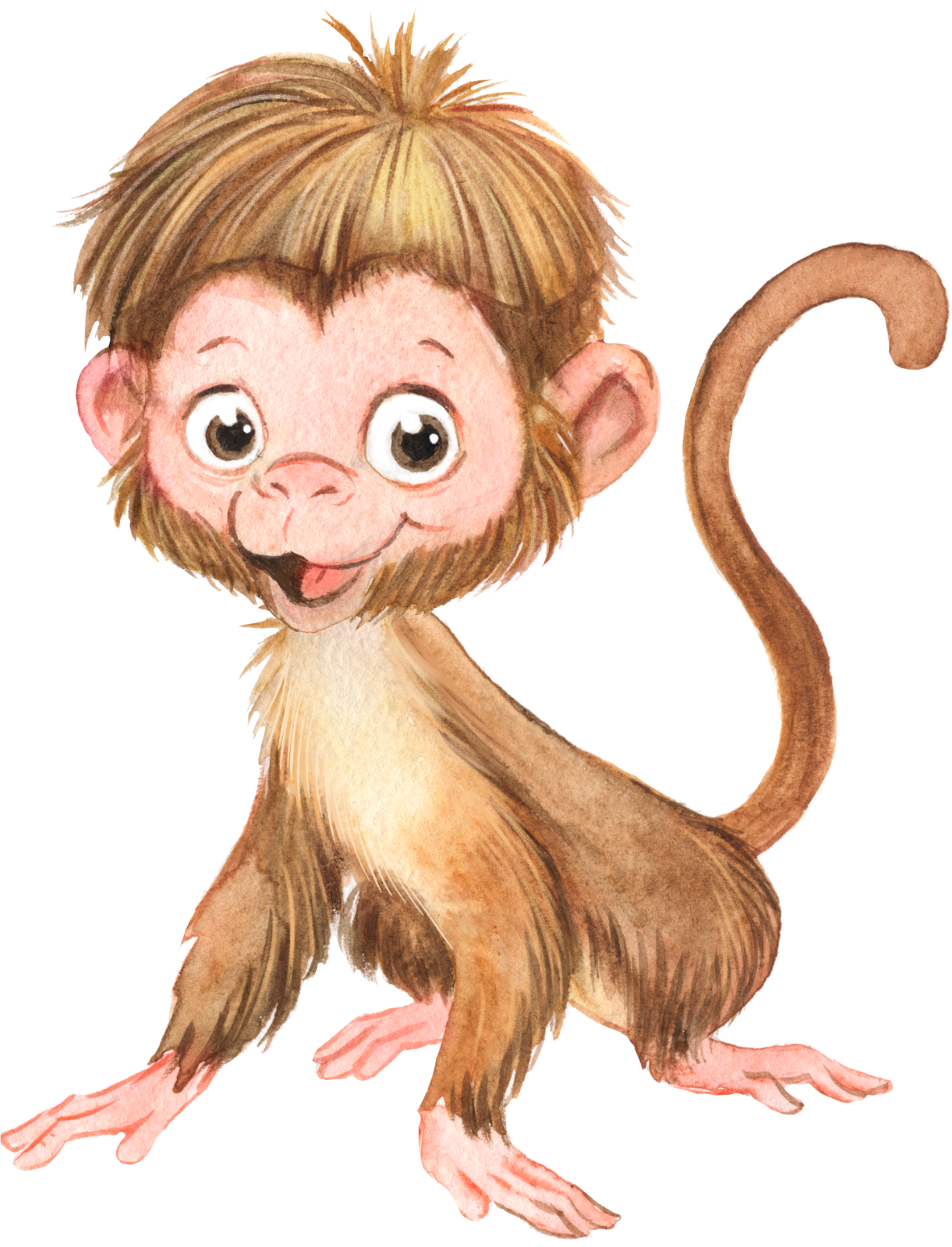 325 Cute Cheeky Monkey Personalised Self Adhesive Handmade by Labels Stickers