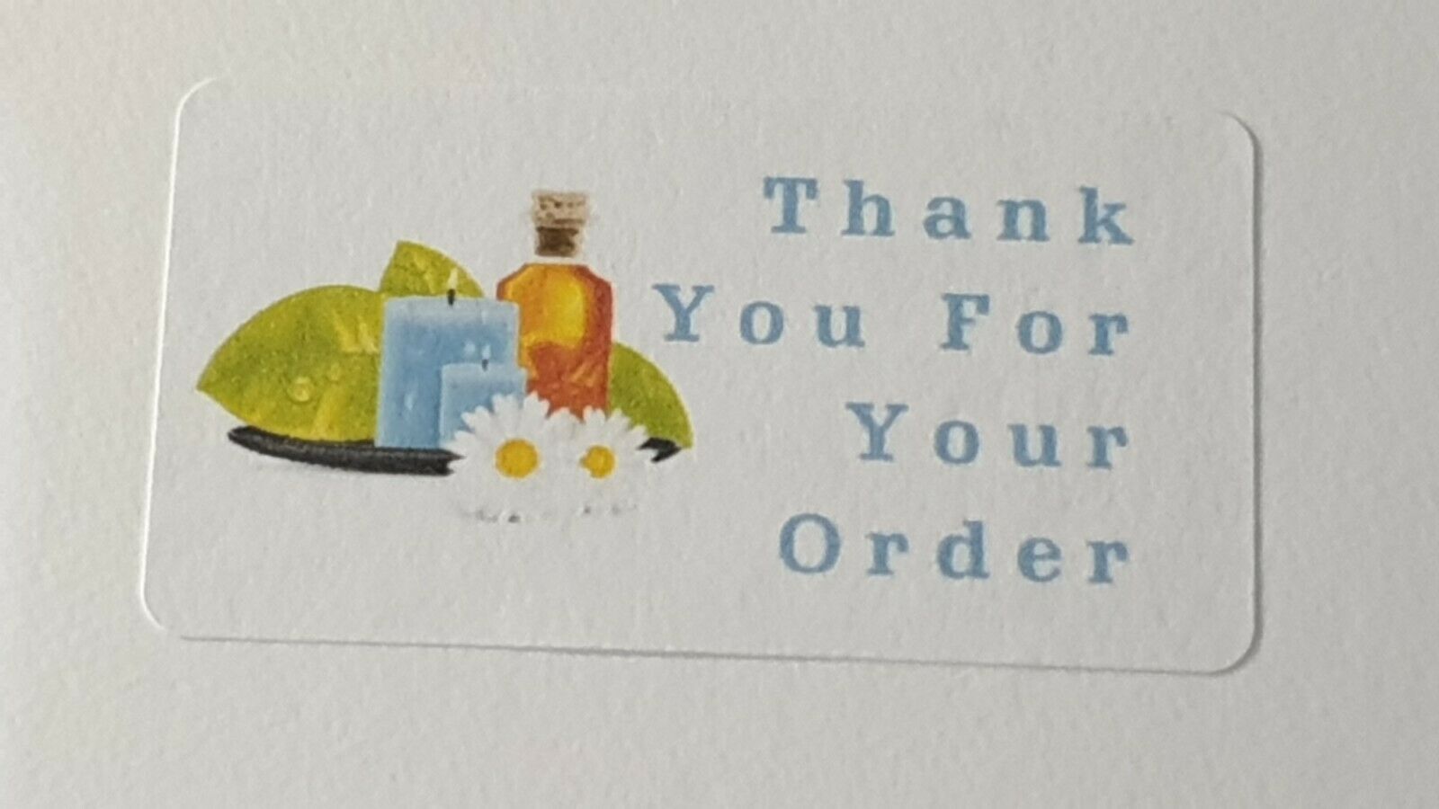 325 x Thank You for Your Order Labels Candles Scentsy Matte Labels Stickers