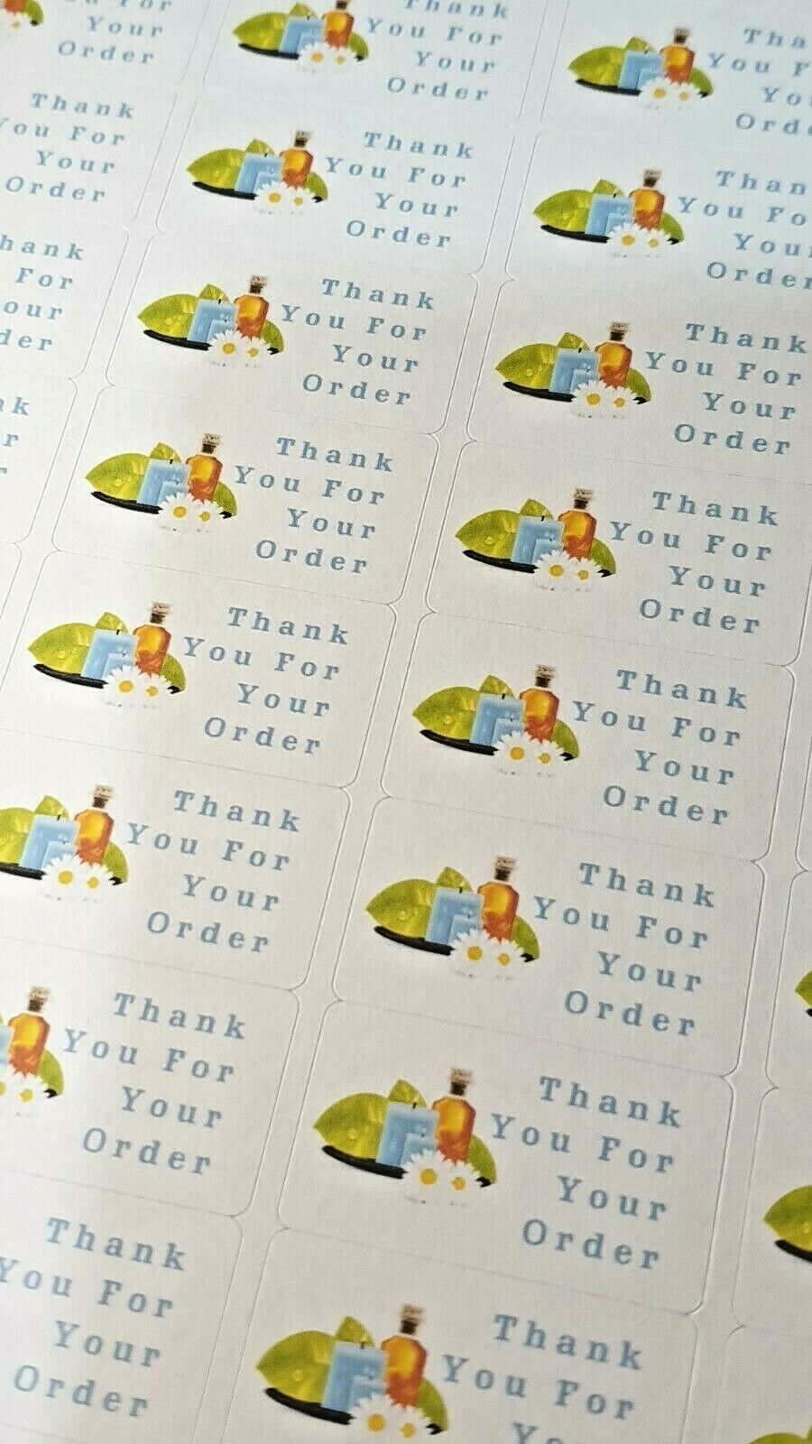 325 x Thank You for Your Order Labels Candles Scentsy Matte Labels Stickers