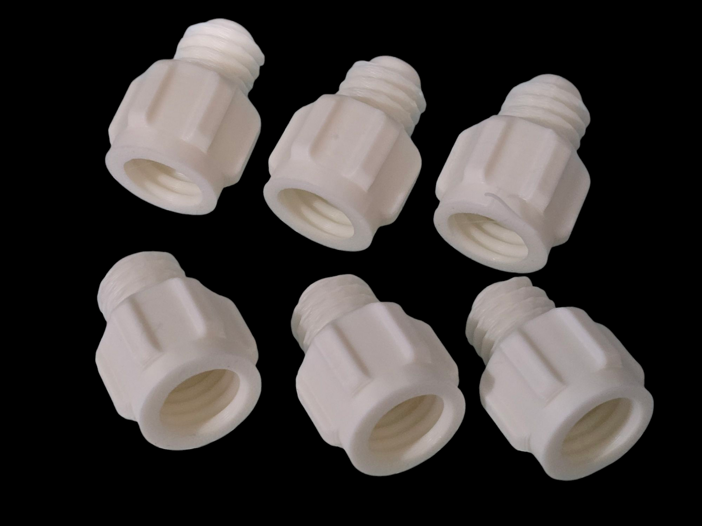 Silicone Sealer Sealant Mastik Tube Nozzle Screw Cap Tops 2 Types Pack of 12