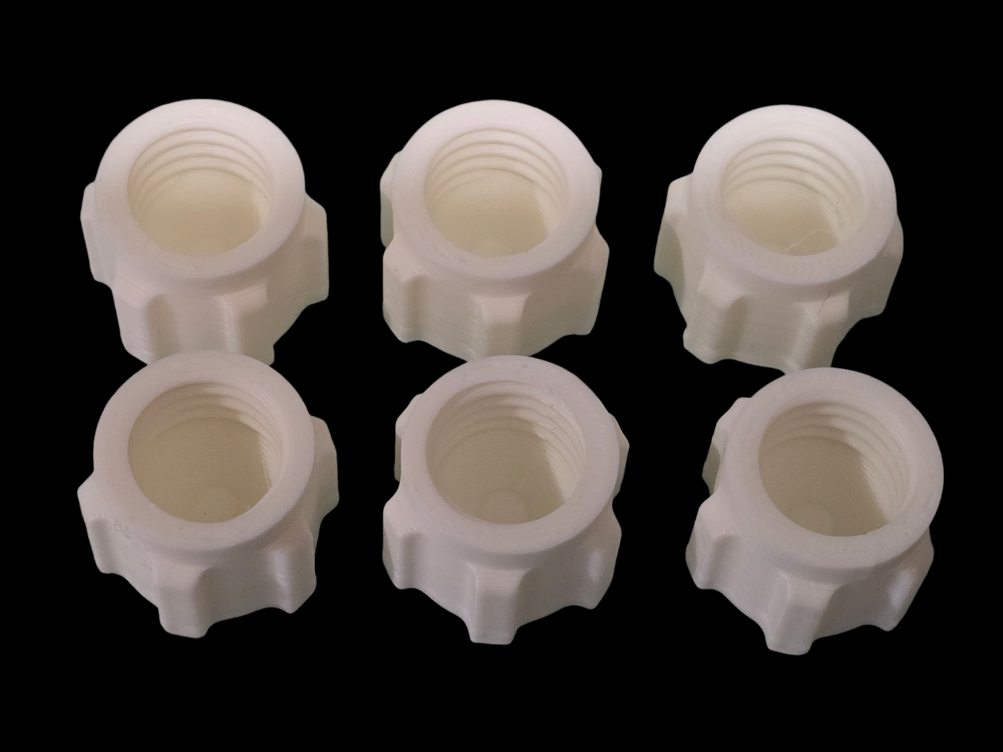 Silicone Sealer Sealant Mastik Tube Nozzle Screw Cap Tops 2 Types Pack of 12