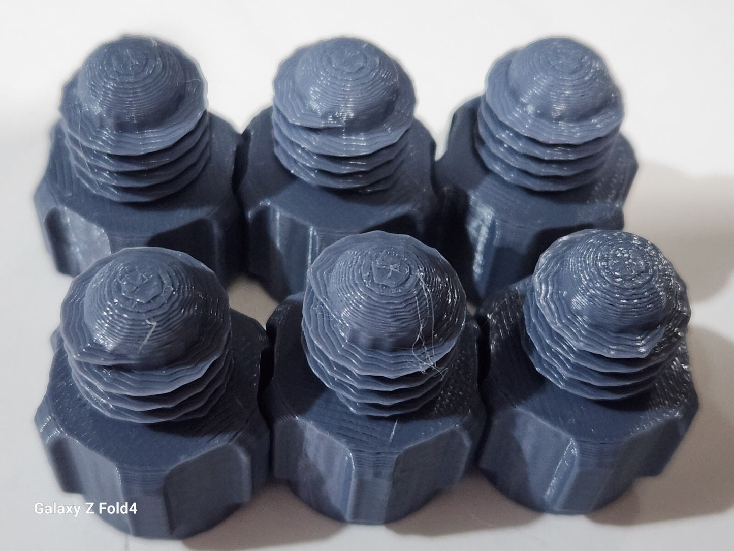 Pack of 6 Grey Silicone Sealer Sealant Mastik Tube Nozzle Screw Cap Tops
