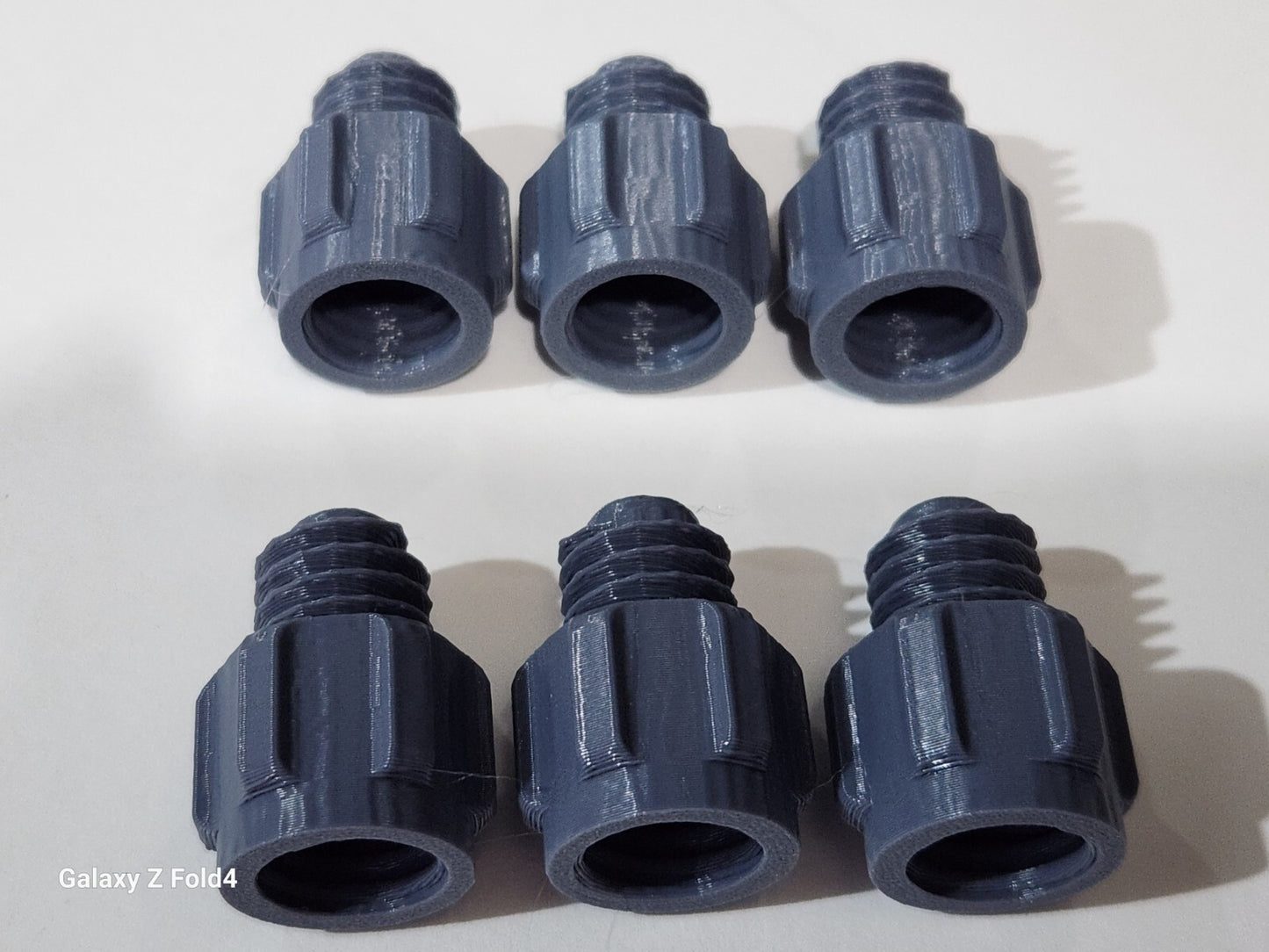 Pack of 6 Grey Silicone Sealer Sealant Mastik Tube Nozzle Screw Cap Tops
