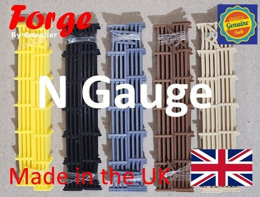 Fencing Railings N Gauge 50 Pack of Mixed Colour 1:148 Scale Model Train Railway