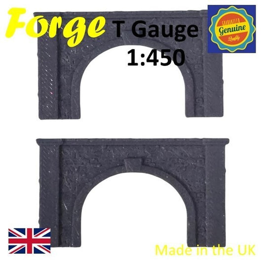 T Gauge Tunnel Double Track Stone Portal Model Railway Train Layout 1:450 Scale