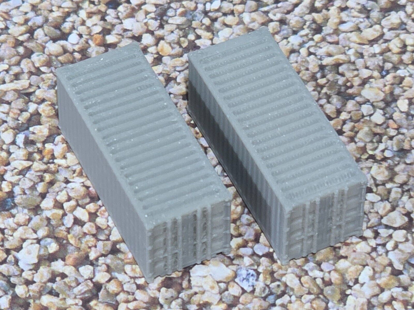 Shipping Containers 20ft 40ft All Scales O OO N Z Gauge Model Railway Diorama