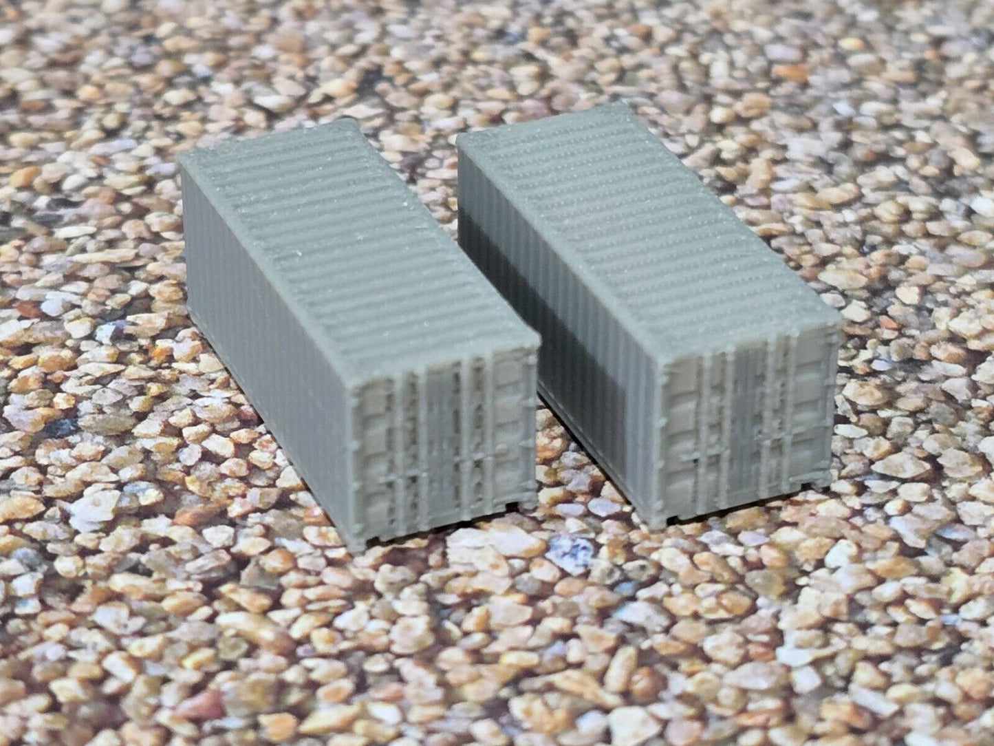 Shipping Containers 20ft 40ft All Scales O OO N Z Gauge Model Railway Diorama