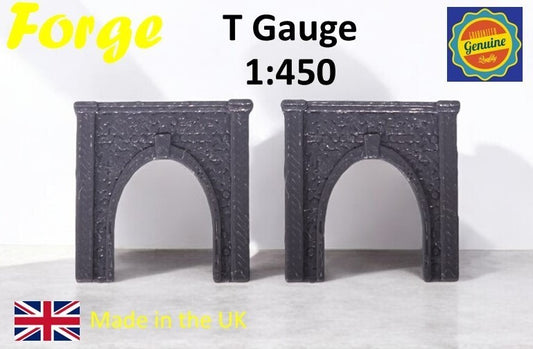 T Gauge Tunnel Single Track Stone Portal Model Railway Train Layout 1:450 Scale