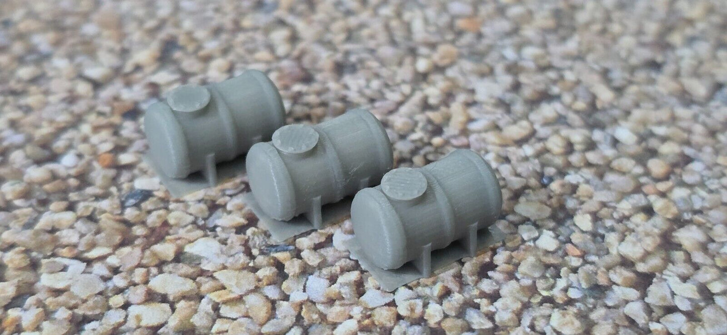 Gas Fuel Petrol Tank Body Z Gauge 1:220 Scale Models Train Railway New 3 Pack