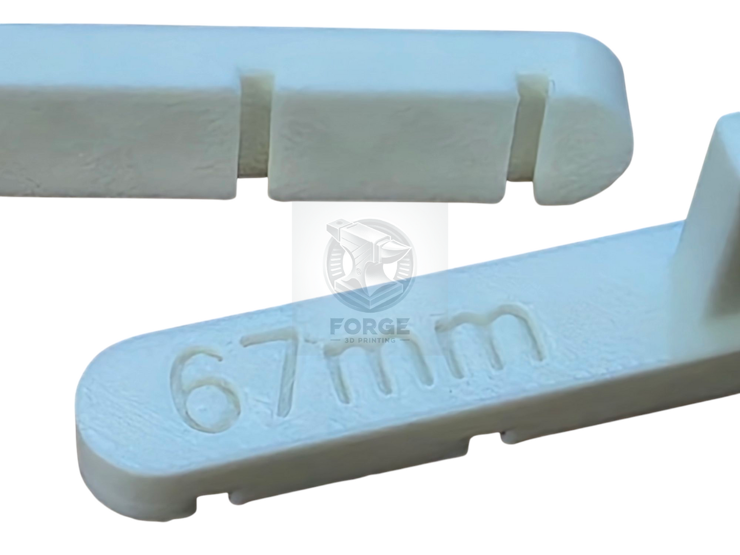 Parallel Track Tools Model Railway Train New 6 Pack White 67mm OO/HO Gauge