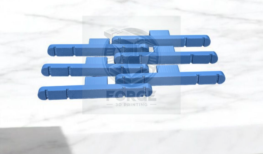 Parallel Track Tools Model Railway Train New 6 Pack Grey 67mm OO/HO Gauge