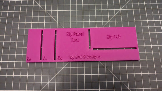 Zip Panel Tool Bag Making Tool Bag Making Ruler Make zip closures in your bag