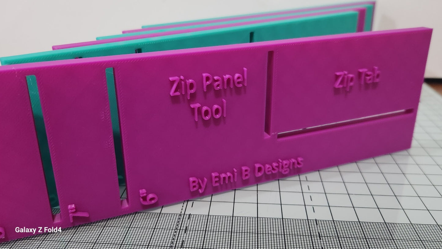 Zip Panel Tool Bag Making Tool Bag Making Ruler Make zip closures in your bag