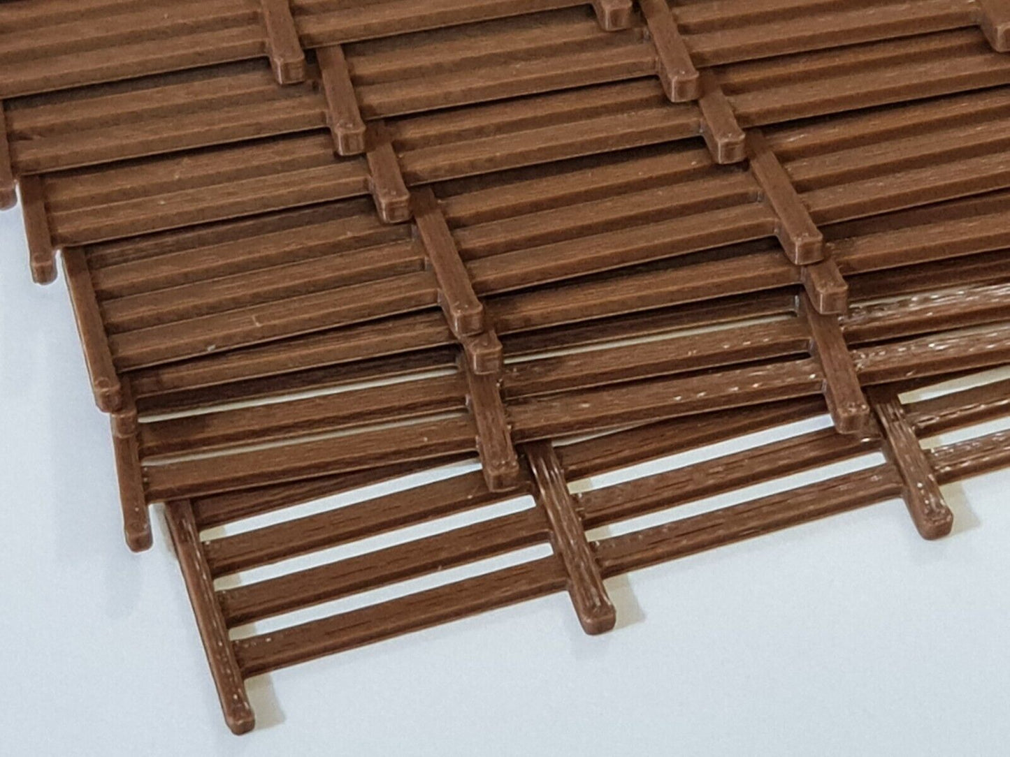 Fencing Railings OO HO New 10 Pack Brown Gauge 1:76 Scale Models Train Railway